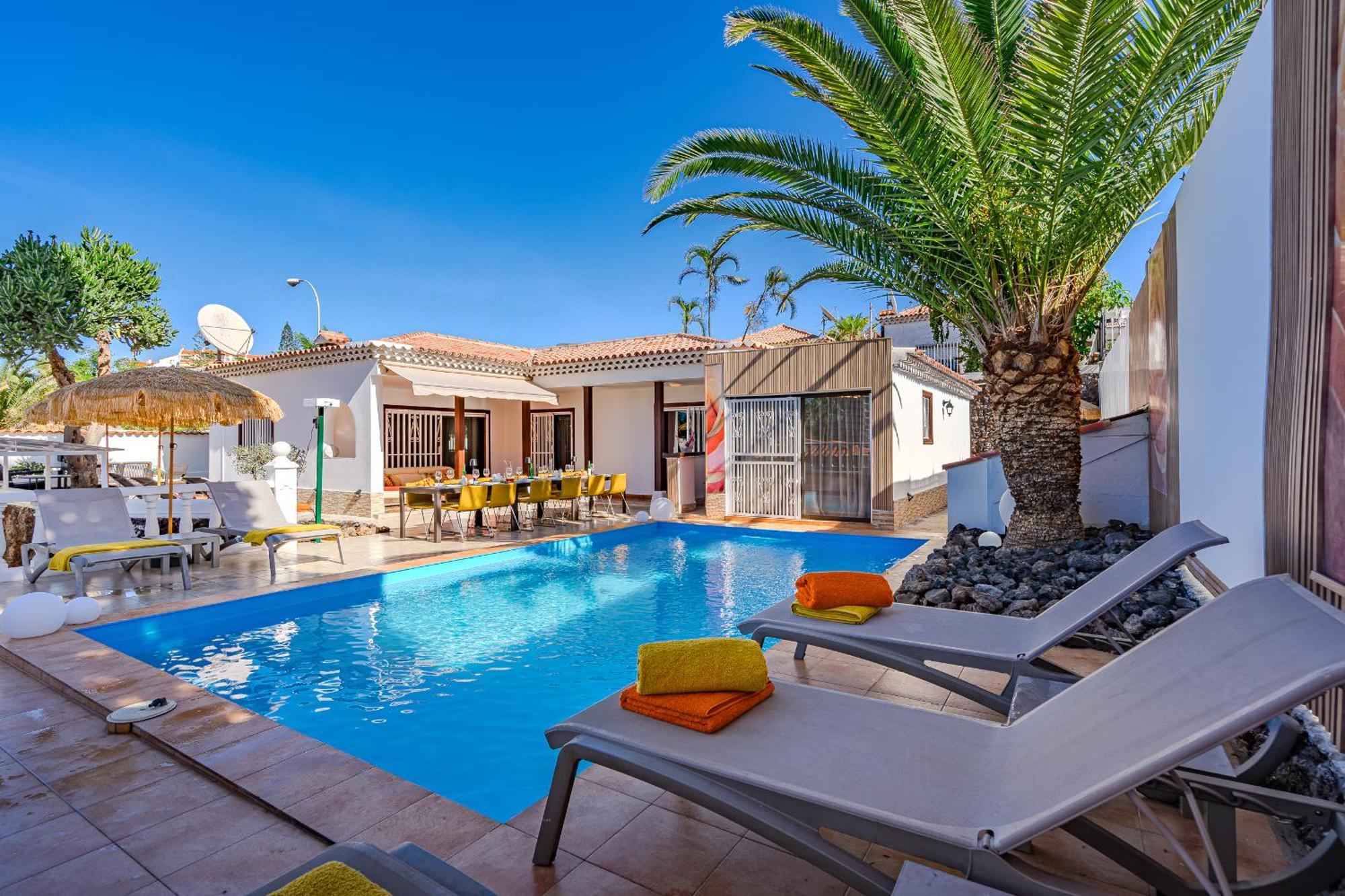 Villa 4Bed Private Pool En Los Cristianos لوس كريستيانوس المظهر الخارجي الصورة