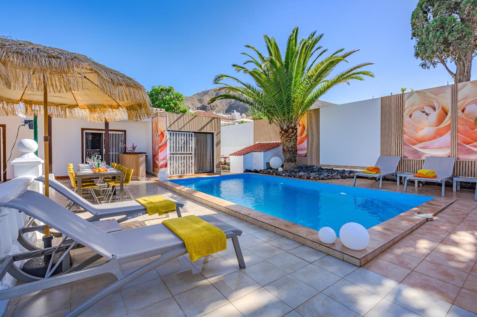 Villa 4Bed Private Pool En Los Cristianos لوس كريستيانوس المظهر الخارجي الصورة