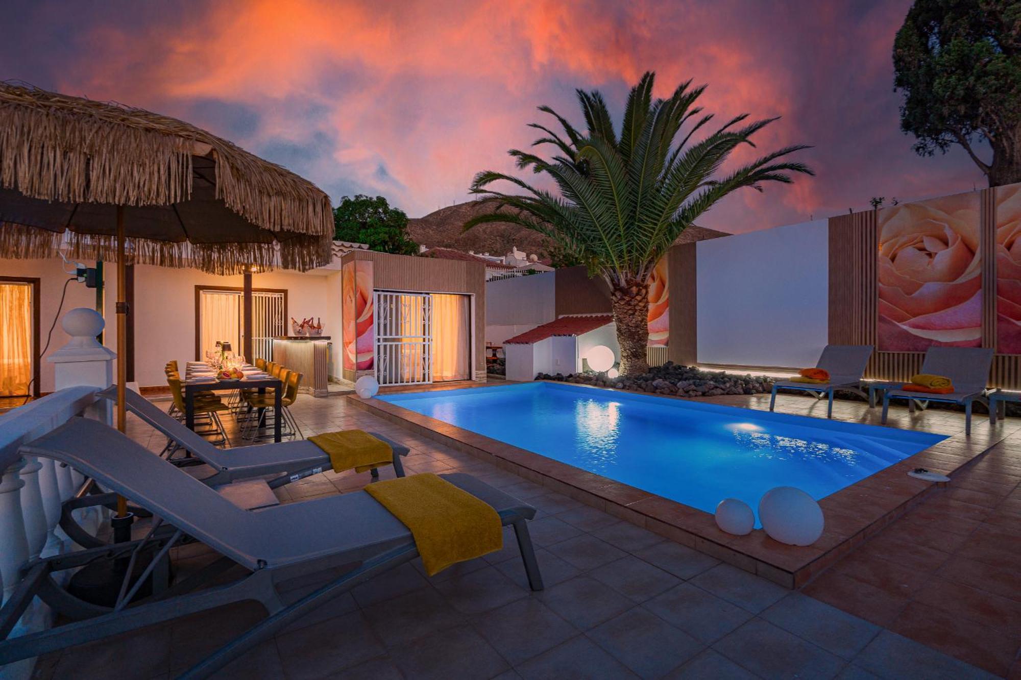 Villa 4Bed Private Pool En Los Cristianos لوس كريستيانوس المظهر الخارجي الصورة